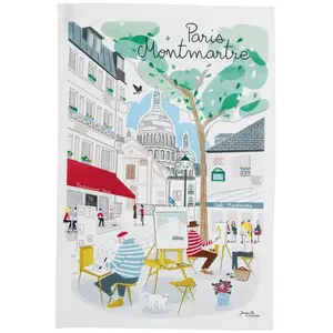 Comparateur de prix : WINKLER Maison Vivaraise Torchon Paris Montmartre Blanc 48 x 72