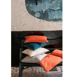 3S. x Home Maison Vivaraise Coussin Nala Perle 30x50cm pas cher