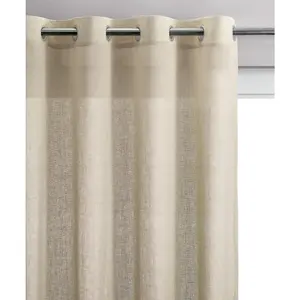 DeclikDeco Rideau voile Zeff Naturel pas cher