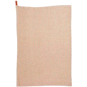 Comparateur de prix : Maison Vivaraise Torchon nid d'abeilles bicolore Mumba Marmelade 50 x 70