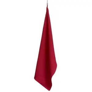 Comparateur de prix : Winkler Maison Vivaraise Torchon Nid d'abeille uni Mumba Rubis 50 x 70