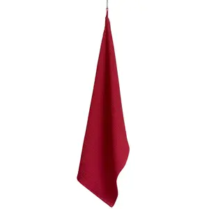 3S. x Home Maison Vivaraise Torchon Nid d'abeille uni Mumba Rubis 50 x 70Vendu parslowood-interior