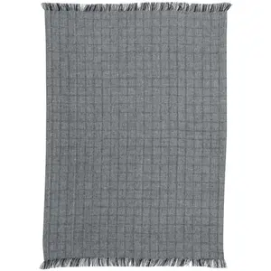 3S. x Home Torchon recyclé Aden Blanc/noir