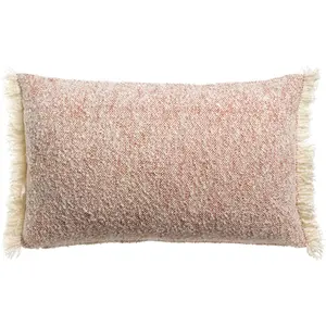 Maison Vivaraise Coussin chiné Jane Sienne 30 x 50 pas cher