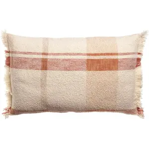 Vivaraise Coussin jacquard Jane Multico sienne 40 x 65 pas cher