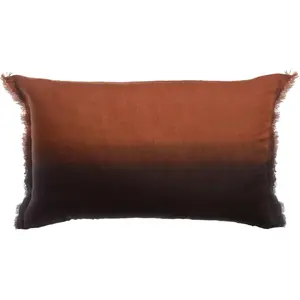 3S. x Home Maison Vivaraise Coussin Zeff Shade Ébène 40 x 65