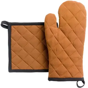 Comparateur de prix : Winkler Lot gant de cuisine/manique recyclé Grace Caramel
