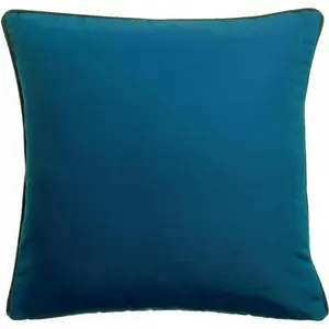 3S. x Home Maison Vivaraise Coussin uni Alga outdoor Indigo 45 x 45 pas cher