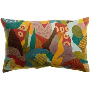 Comparateur de prix : 3S. x Home Maison Vivaraise Coussin brodé Izel Minéral 40 x 65