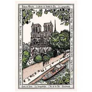 Comparateur de prix : Winkler Torchon Notre dame Ecru 48 x 72