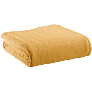 3S. x Home Maison Vivaraise Jeté recyclé Lisa Mirabelle 240 x 260 pas cher