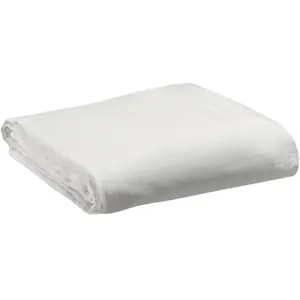 Maison Vivaraise Drap housse Zeff Blanc 140x190 bonnet 30cm