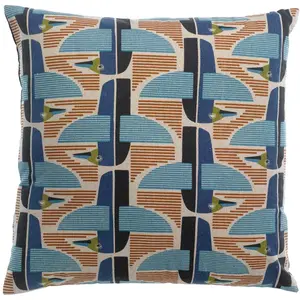 Maison Vivaraise Coussin imprimé Farel Multico 45 x 45 pas cher