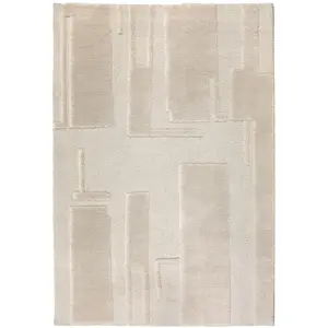 Maison Vivaraise Tapis Louka Ivoire 160 x 230 x 2 cm