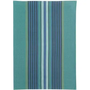 DeclikDeco Torchon recyclé YUNA Paon 50 x 70
