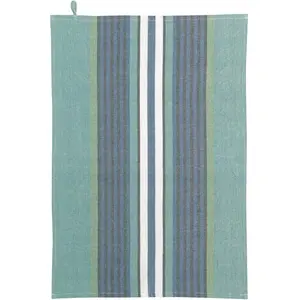 DeclikDeco Torchon recyclé YUNA Paon/naturel 50 x 70Vendu parjoybuy