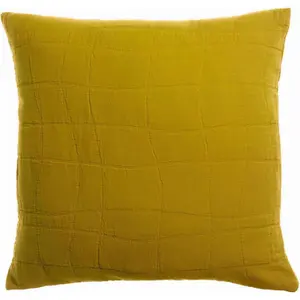 3S. x Home Maison Vivaraise Coussin recyclé Titou Absynthe 45 x 45 pas cher