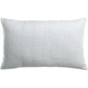 3S. x Home Maison Vivaraise Coussin recyclé Titou Blanc 30 x 50
