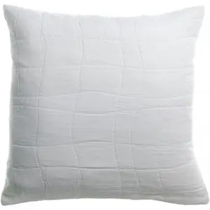 3S. x Home Maison Vivaraise Coussin recyclé Titou Blanc 45 x 45