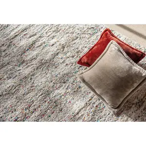 3S. x Home Tapis Tonya 2 Neige pas cher