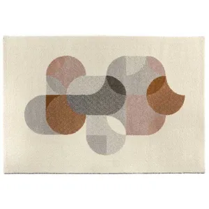 Vivaraise Tapis en polypropylène bronze Aina 160 x 230 cm