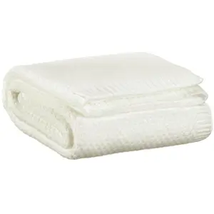 3S. x Home Plaid tricot recyclé Danilo Neige pas cher