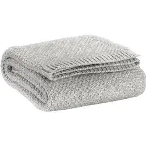 3S. x Home Plaid tricot recyclé Danilo Perle pas cher
