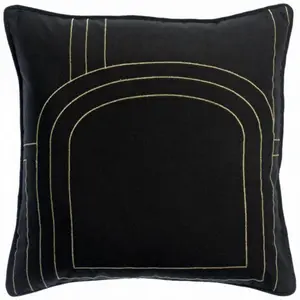3S. x Home Maison Vivaraise Coussin Jaden Caviar 45 x 45 pas cher
