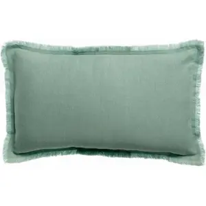 3S. x Home Maison Vivaraise Coussin uni Laly Opaline 30 x 50 pas cher
