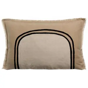 3S. x Home Coussin bicolore Laly Galet