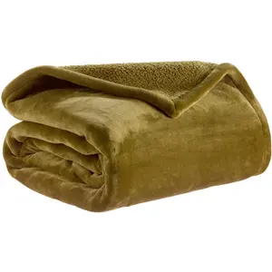 3S. x Home Jeté de lit Michka Romarin pas cher