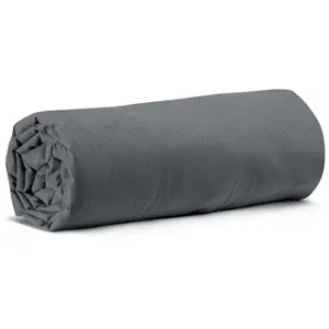 Maison Vivaraise Drap housse Calita Carbone 140x190 bonnet 30 cm pas cher