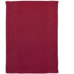 Winkler Maison Vivaraise Torchon nid d'abeilles Achil Rubis 50 x 70 pas cher