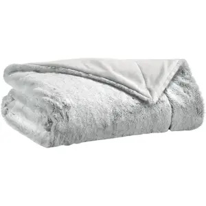 Comparateur de prix : Vivaraise - Plaid en polyester Kinta 160 x 130 cm Nuage