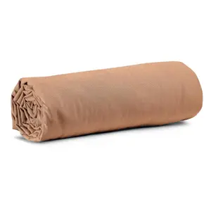 Comparateur de prix : 3S. x Home Maison Vivaraise Drap housse Calita Cannelle 160x200 bonnet 30 cm