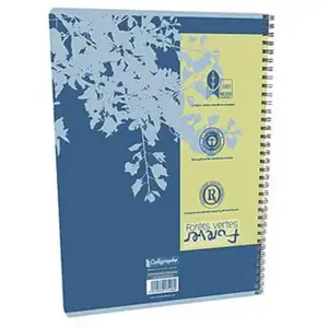 Clairefontaine Cahier à spirales Forever - Format A4 (70 g-m2) - 180 pages à petits carreaux - Couleurs assorties pas cher