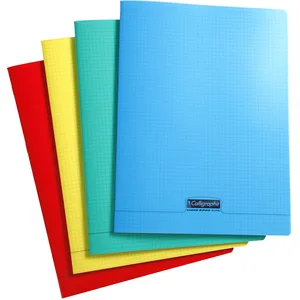 Clairefontaine Cahier - 24x32(cm) - Petits carreaux - 48 pages - couverture en polypr... pas cher