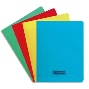 CALLIGRAPHE ClaireFontaine Cahier - 24x32(Cm) - Grands Carreaux - 48 Pages - Couverture En Polypro - Sans Spirale - Clairefontaine pas cher