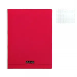 Comparateur de prix : Calligraphe Cahier - CLAIREFONTAINE - POLYPRO 24x32 cm - 48 pages - 90g - Grands carreaux Seyès
