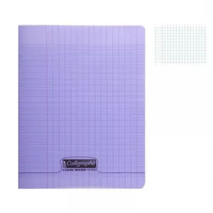 Clairefontaine Cahier piqué - CALLIGRAPHE - 24x32 cm - 48 pages - 90g - Grands carreaux Seyès pas cher