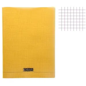 ClaireFontaine Cahier - 24x32(Cm) - Petits Carreaux - 96 Pages - Couverture En Polypro - Sans Spirale - Clairefontaine - Calligraphe pas cher