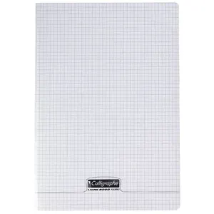Clairefontaine Non communiqué Cahier polypro incolore CALLIGRAPHE A4 21x29,7 192p Petits Carreaux 5x5 90g pas cher