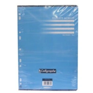 Comparateur de prix : Calligraphe Clairefontaine feuille mobile 21x29.7 200 p.5x5 2677