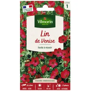 VILMORIN Lin de Venise rouge