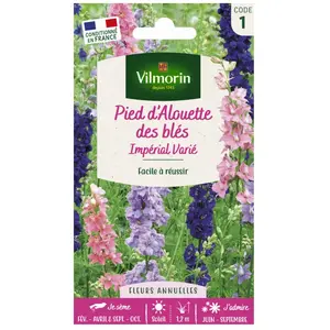 VILMORIN Pied d'Alouette Imperial géant double varié