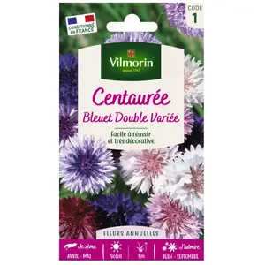 VILMORIN Centaurée bleuet double variée
