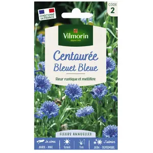 VILMORIN Centaurée bleuet double bleue pas cher