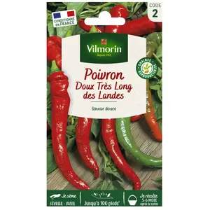 VILMORIN Poivron doux long des Landes pas cher