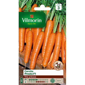 Carotte presto hf1 Vilmorin pas cher