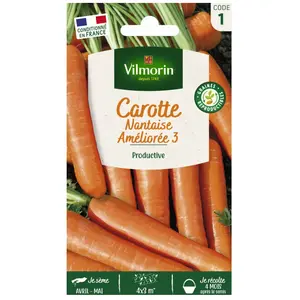 VILMORIN Carotte Nantaise améliorée 3